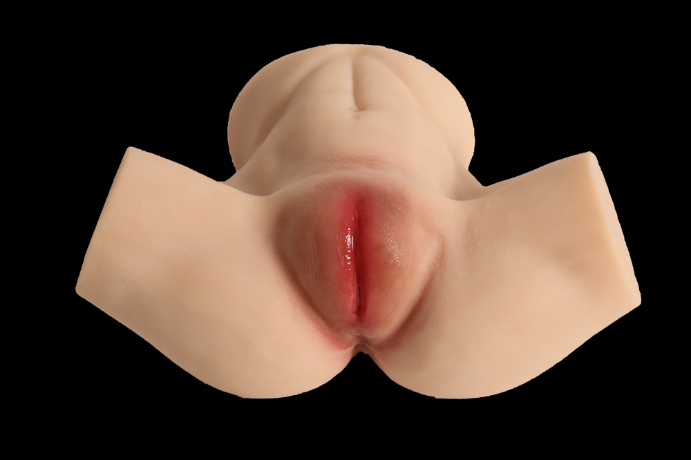 Gerçekçi Kalça Şeklinde Vajinal Mastürbatör Soft Dokulu Realistik Titreşimli 2 İşlevli Suni Vajina Anüs Kadın Kalça Mastürbatör