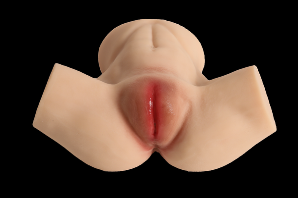 Gerçekçi Kalça Şeklinde Vajinal Mastürbatör Soft Dokulu Realistik Titreşimli 2 İşlevli Suni Vajina Anüs Kadın Kalça Mastürbatör