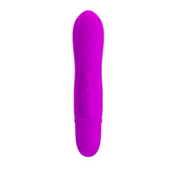 10 Fonksiyonlu Klitoris Uyarıcılı Mini Vibratör – Silikon, Su Geçirmez, 11,5 cm