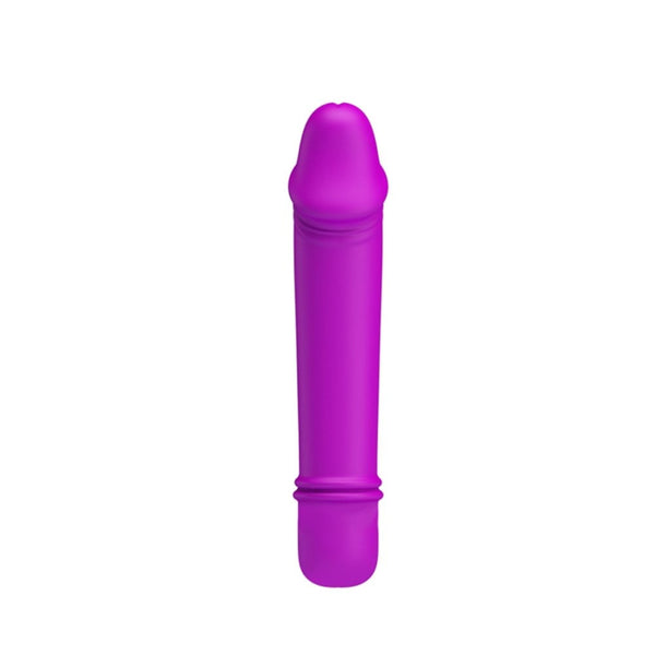 10 Fonksiyonlu Teknolojik Dildo Vibratör – Silikon, Mor, 12,7 cm