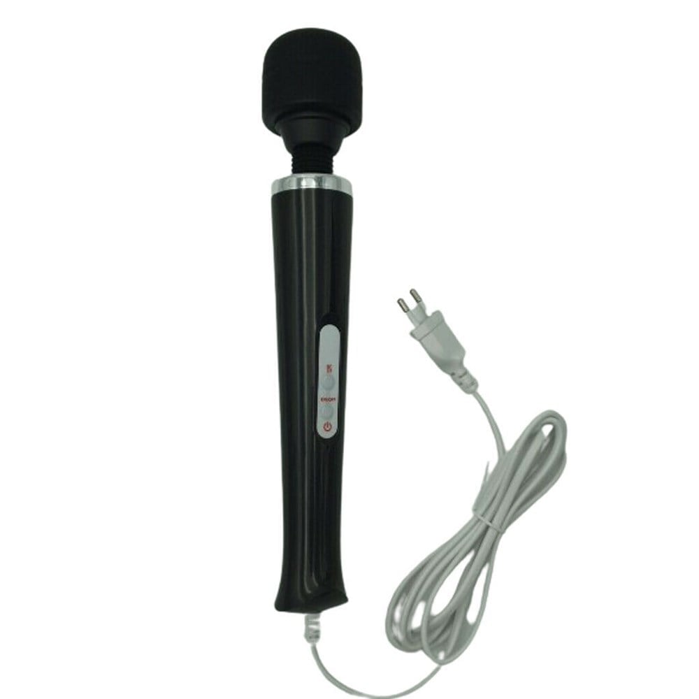 10 Titreşim Modlu Büyük Boy Fişli Büyük Masaj Vibratörü Wand Massager