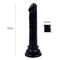 14 CM Testissiz Vantuzlu Realistik Zenci Penis Anal Vajinal Mini Dildo