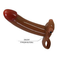 17 cm Titresimli, Belden Bağlamalı Dolgulu 4.5 cm İç Çap Strapon – Güçlü Motor, Ayarlanabilir Kayışlar, Premium Malzeme