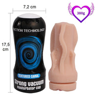 Realistik Suni Vajina Mastürbatör – TPE, Ten Rengi, 17,5 cm Derinlik