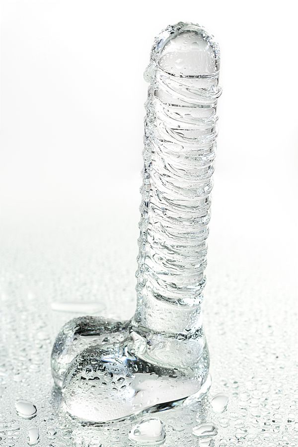 Sexus Glass Cam Dildo – Transparan, 21 cm, Sıcaklık Oyununa Uygun