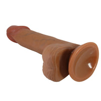 Sliding Skin Series 20,6 CM Yeni Nesil Çift Katmanlı Kayar Deri Özellikli Realistik Vantuzlu Dildo Penis