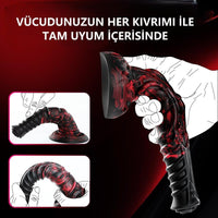 At Gücünde 21 CM Gerçekçi Realistik Dokulu Özel Fantezi Dildo 2