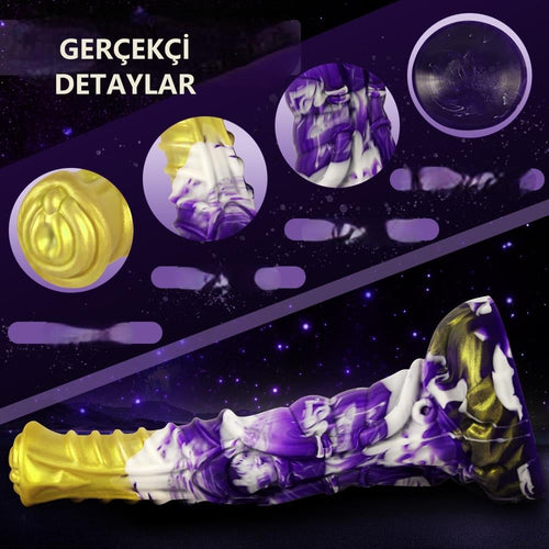 At Gücünde 21 CM Gerçekçi Realistik Dokulu Özel Fantezi Dildo 1