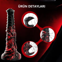 At Gücünde 21 CM Gerçekçi Realistik Dokulu Özel Fantezi Dildo 2