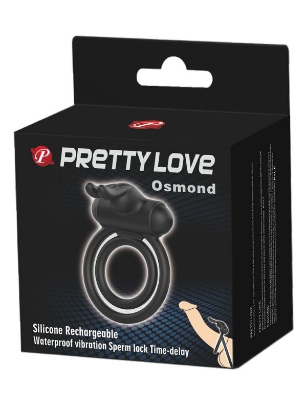 Osmond Titreşimli Silikon Penis Halkası – Penis & Testis | Klitoris Uyarıcılı