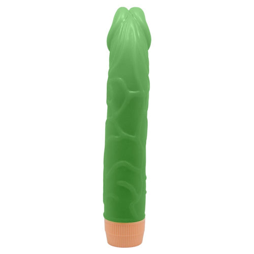 Barbara 22,5 CM Güçlü Titreşimli Klasik Floresan Renkli Realistik Gerçekci Penis Dildo