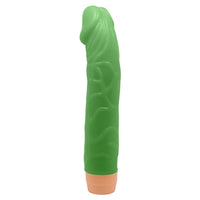Barbara 22,5 CM Güçlü Titreşimli Klasik Floresan Renkli Realistik Gerçekci Penis Dildo