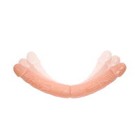 Double Dong 36 cm Çift Taraflı Realistik Dildo Anal Vajinal Penis