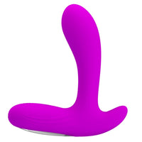 30 Modlu USB Şarjlı Prostat Uyarıcı Titreşimli Anal Plug Mor