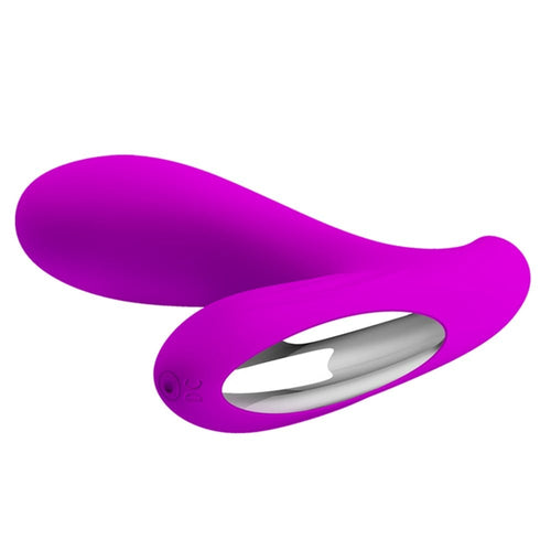 30 Modlu USB Şarjlı Prostat Uyarıcı Titreşimli Anal Plug Mor