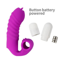 Mini Parmak Ucu Takılabilir Parmak Kılıf Vibratör Pembe