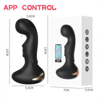 Telefon Kontrollü Açısal Hareketli Prostat Uyarıcı Anal Vibratör
