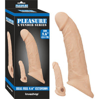 7,5 CM Uzatma Dolgulu Kalın Penis Kılıfı X Tender 