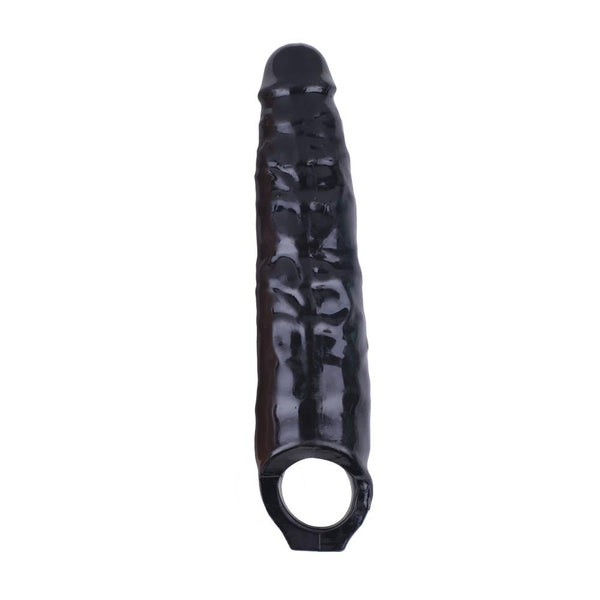 7 CM Dolgulu Realistik Zenci Siyahi Penis Kılıfı