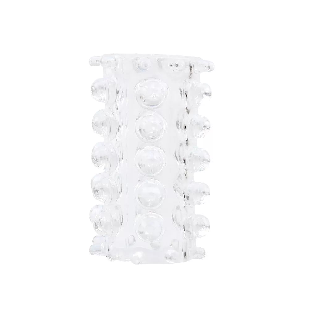7 Farklı Silikon Şeffaf Tırtıklı Penis Kılıf Set