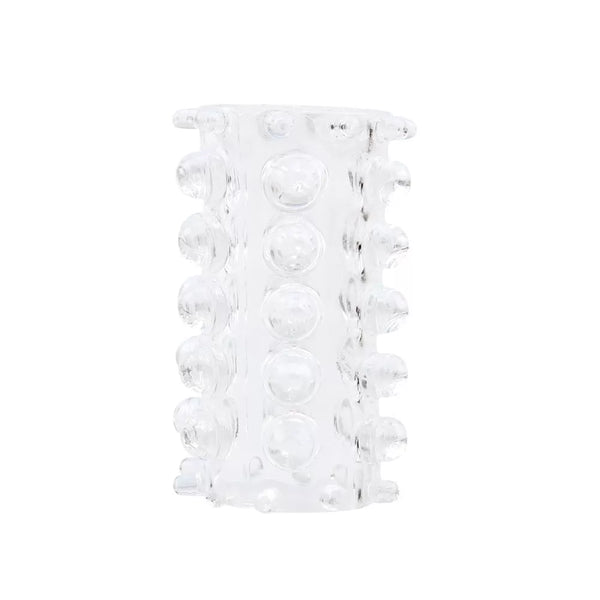 7 Farklı Silikon Şeffaf Tırtıklı Penis Kılıf Set