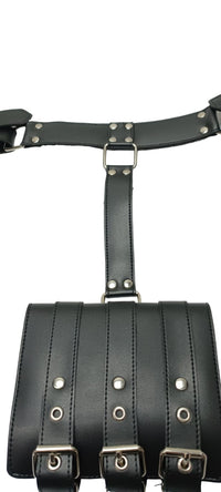 Aşk Fetish Dream Series Deri Kollardan Ve Ellerden Bağlamalı Harness Özel Set