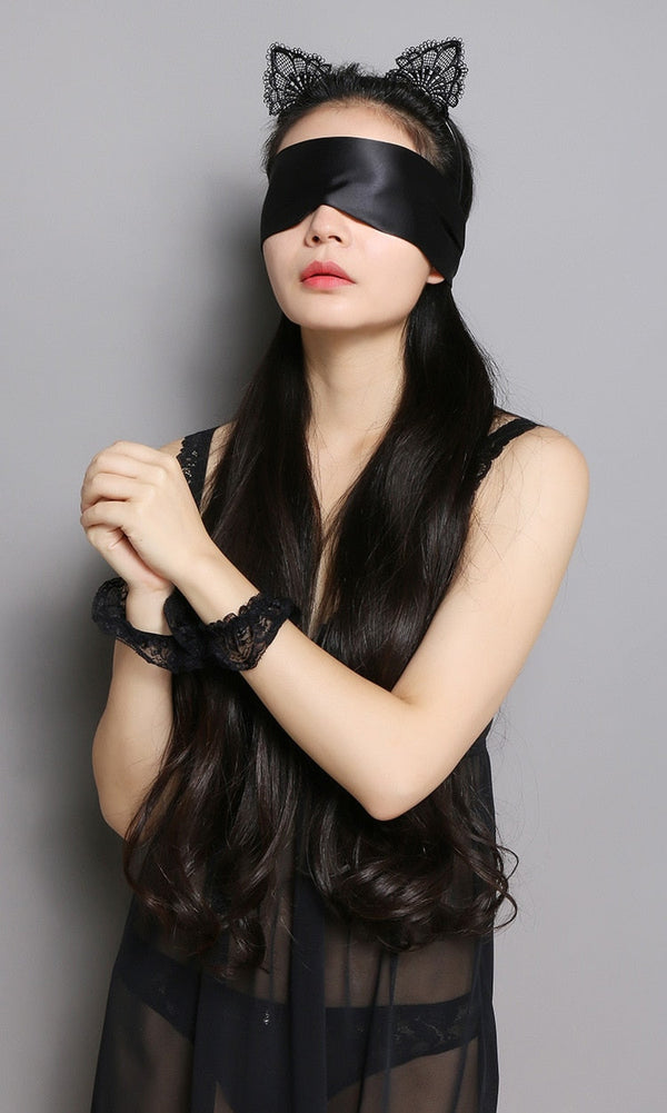 Aşk Fetish Dream Series Saten Özel Kumaş Göz Bandı Kapalı