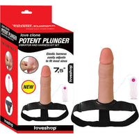 18 CM Kalın Uzatmalı Titreşimli Süper Realistik Dokulu İçi Boş Belden Bağlamalı Penis Vibratör