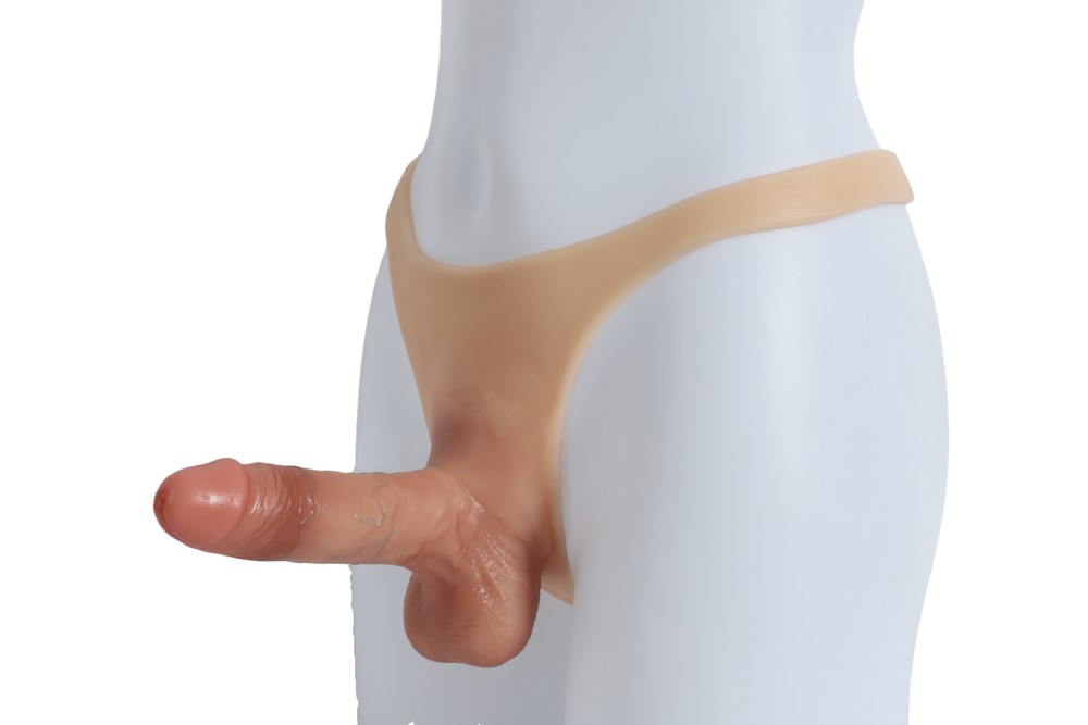 Aşk Fantazi CrossDressing Gerçekçi Dokuda Giyilebilir İçi Boş Yapay Penis Realistik Strap-on Dildo