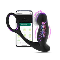 Telefon Kontrollü Güçlü Titreşimli Anal Prostat Uyarocı Masaj Vibratörü