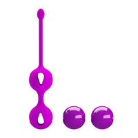 Anal & Vajinal Zevk Topları – Kegel Egzersiz, İkili Set, 3,2 cm