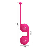 Anal & Vajinal Zevk Topları – Kegel Egzersiz, İkili Set, 3,5 cm