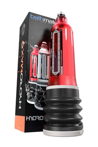 BATHMATE HYDROMAX9 32,5 CM Kırmızı Su Basınçlı Penis Pompası (Hydromax X40 analog)