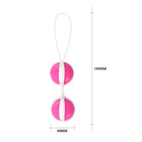 Be Mine Balls Zevk Topları – Plastik İkili Set, Anal & Vajinal, 4 cm