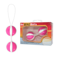 Be Mine Balls Zevk Topları – Plastik İkili Set, Anal & Vajinal, 4 cm