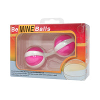 Be Mine Balls Zevk Topları – Plastik İkili Set, Anal & Vajinal, 4 cm