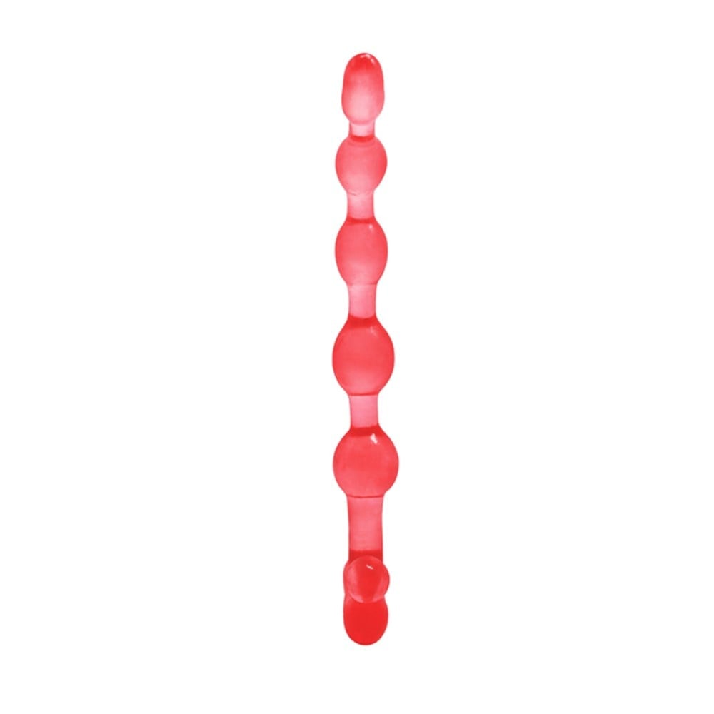Bendy Twist Sıralı Boğumlu Jel Anal Plug 20 CM