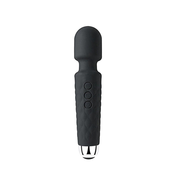 Bükülebilir Başlıklı Wand Vibratör Siyah