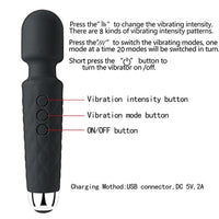 Bükülebilir Başlıklı Wand Vibratör Siyah