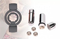 Çift Titreşimli Metal Kaliteli Silikon Penis Halkası