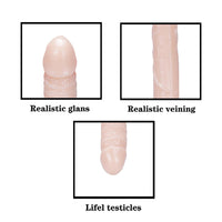 Çift Uçlu Double Dong Realistik Dildo - 37,5 cm