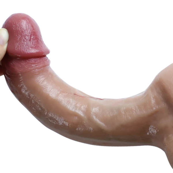 Cock Series 21 CM Ultra Yumuşak Dokulu Çift Katmanlı Damarlı Realistik Dildo Yapay Penis 