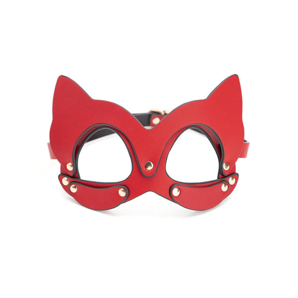 Fantezi Deri Fantezi Maske Kırmızı