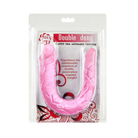Double Dong 30cm Çift Taraflı Jel Yumuşak Vibratör Penis Dildo