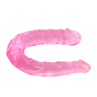 Double Dong 30cm Çift Taraflı Jel Yumuşak Vibratör Penis Dildo