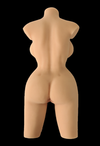 Yarım Vücut Büyük Boy Realistik Manken | Çift Girişli, Sesli & Titreşimli | 6 KG TPE Mastürbatör