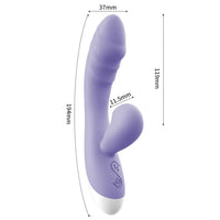 Emişli Curved Rabbit Vibratör Mor – Çift Uyarım, Emiş + Titreşim Teknolojisi, Şarjlı Vibrator
