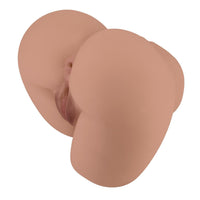 Titreşimli Kadın Ass Et Dokusunda Çift Girişli Realistik Anal Vajinal Girişli Et Dokusunda Kalça Mastürbatör