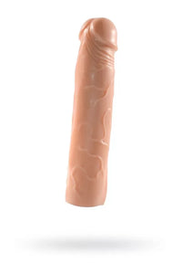 Extension Sleeve 5 Realistik Gerçekçi Dokuda Ayarlanabilir Uzunlukta Penis Kılıfı