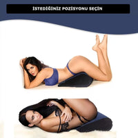 Fantazi Şişirilebilir Cinsel Pozisyon Yastığı Mor 